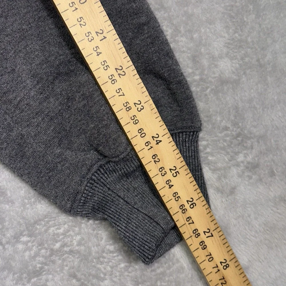 Polo Ralph Lauren Mens Hoodie Large Grey Full Zip Pony Logo Streetwear Classic
